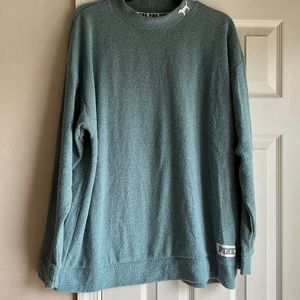 PINK mock neck crew neck